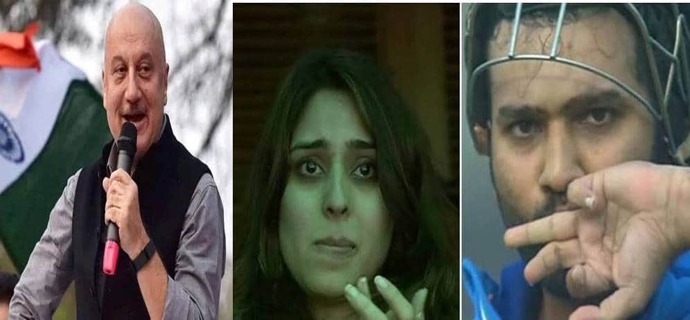 This is how Anupam Kher reacts on twitter after rohit sharma Ritika Sachdeh on ground romance