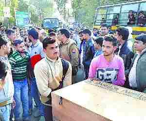 Father ran from pillar to post with son's body.