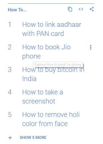 Google Search in 2017