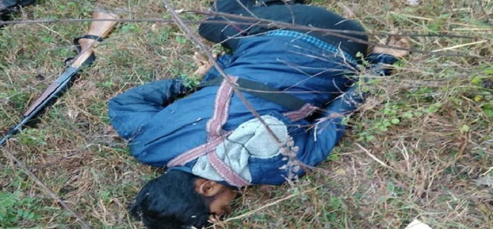 Security forces killed eight Naxals in encounter in Chhattisgarh Telangana border