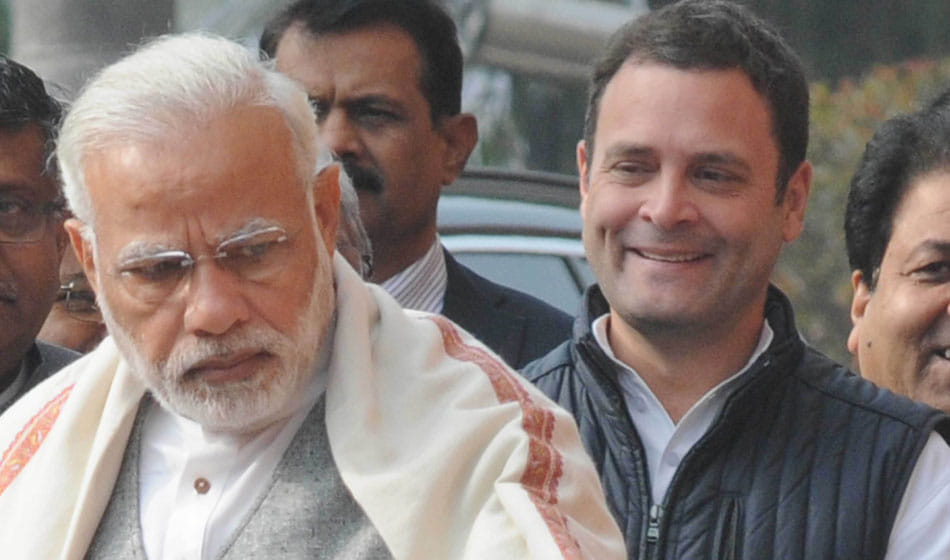 rahul gandhi helped lk advani to get proper place to stand on 16th anniversary of parliament attack