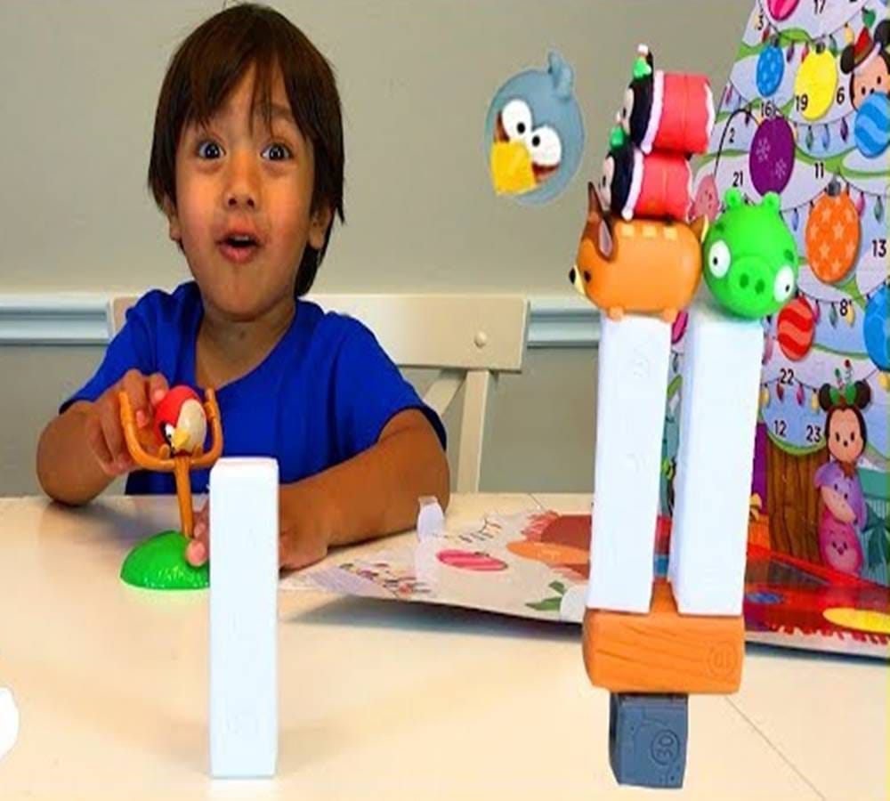 The six year old boy YouTube channel on eighth ranked in the world