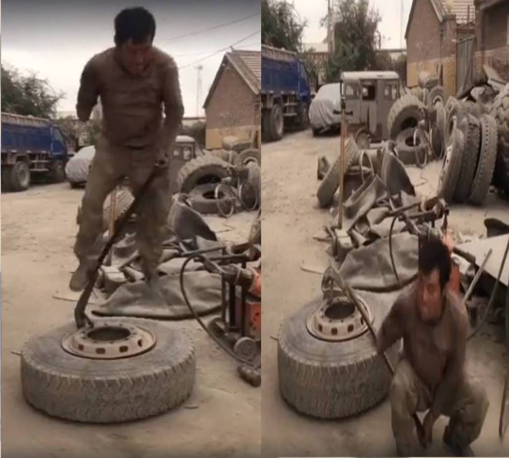 This viral video are worth for the beggars 