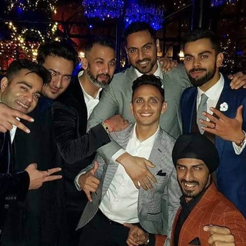 Mot Sachin-Yuvraj, But these guys attends Virushkas wedding