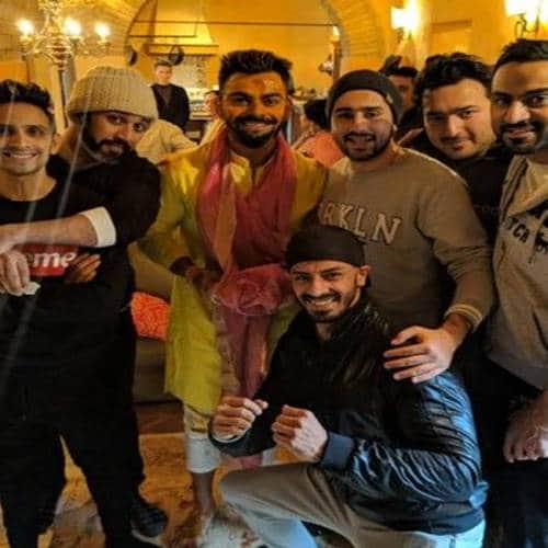 Mot Sachin-Yuvraj, But these guys attends Virushkas wedding