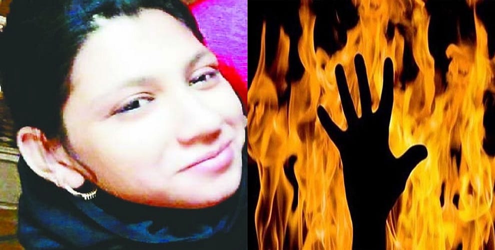 Burned the woman, dabish in search of accused