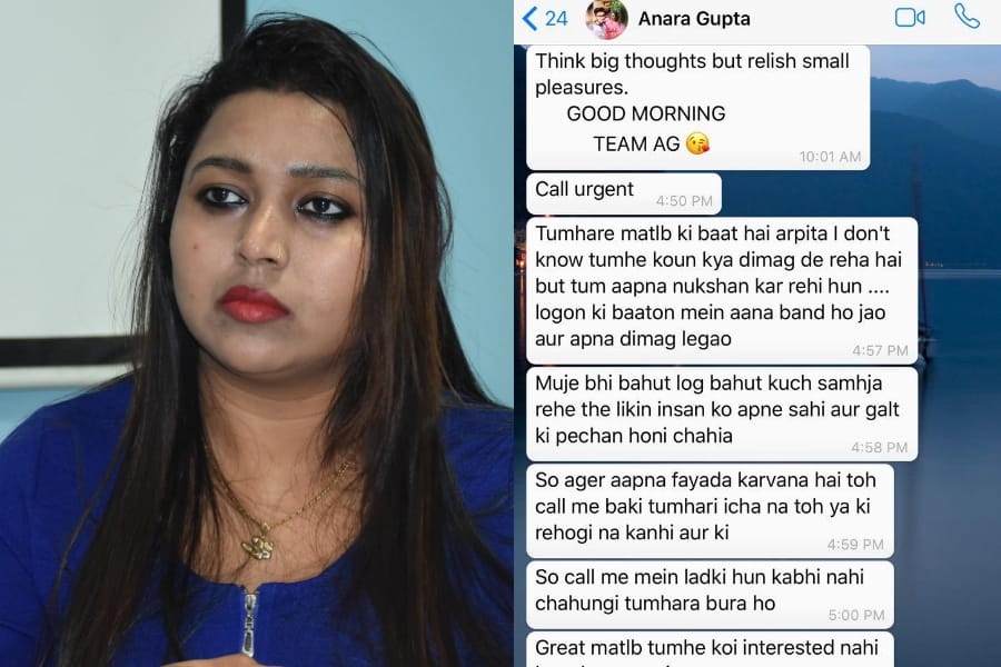 arpita mali speaks about fraud company of anara gupta. 