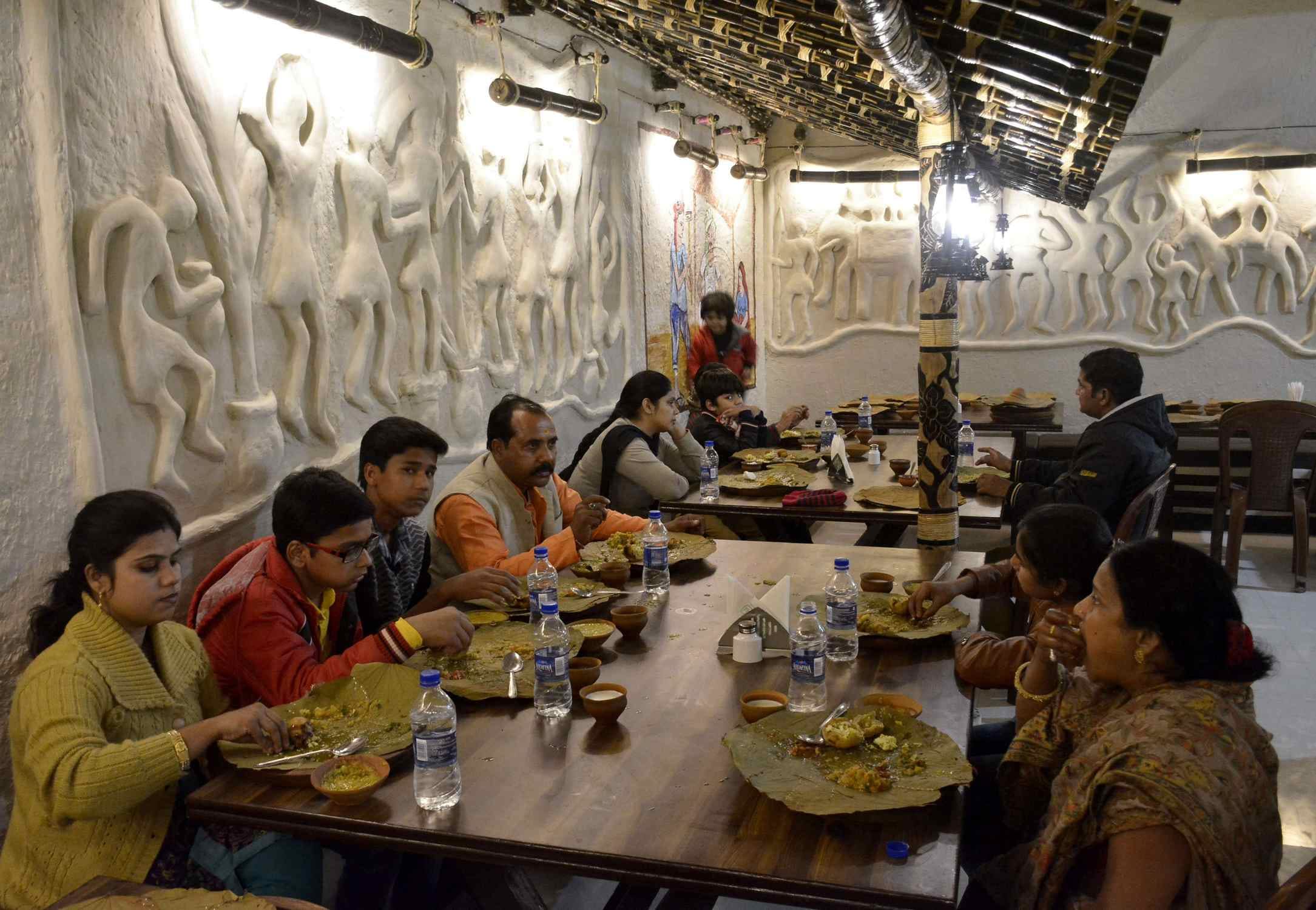 see the photos of varanasi local food baati chokha