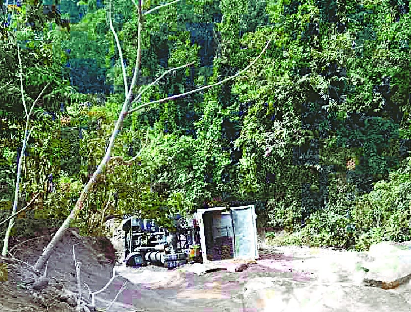 Dumpster dropped in the ditch while driving debris, driver dies