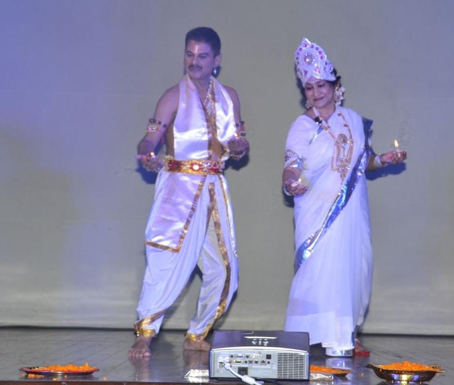 cultural evening in governor house in Lucknow.