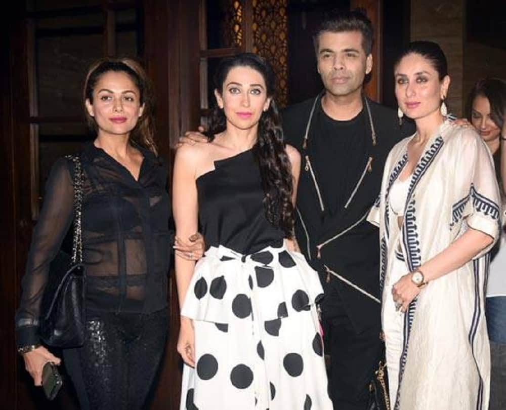 Malaika Arora celebrates Christmas Party with Kareena Kapoor Karisma Kapoor Karan Johar