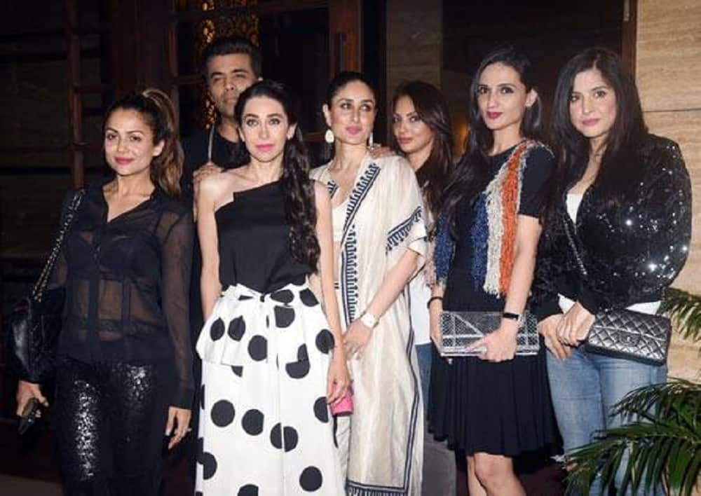 Malaika Arora celebrates Christmas Party with Kareena Kapoor Karisma Kapoor Karan Johar