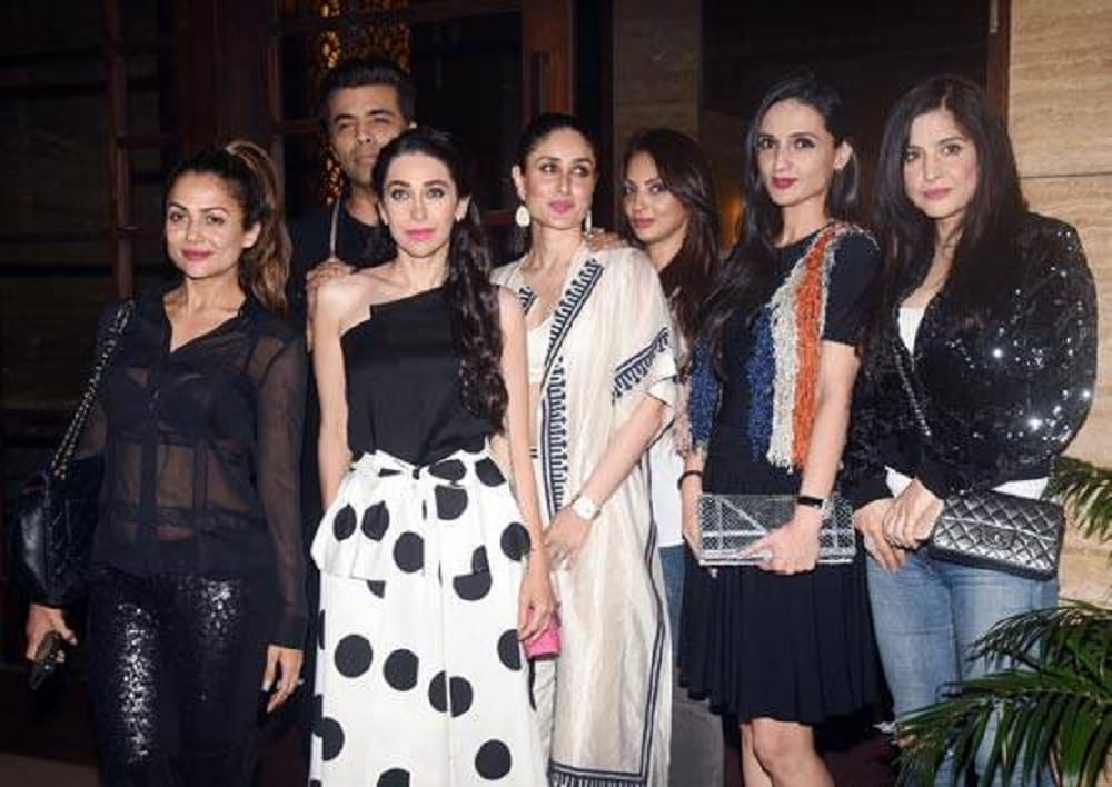 Malaika Arora celebrates Christmas Party with Kareena Kapoor Karisma Kapoor Karan Johar