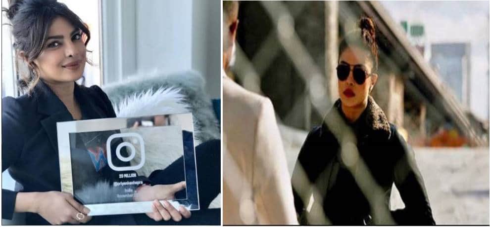 Priyanka Chopra crosses 20 million on Instagram, got prize