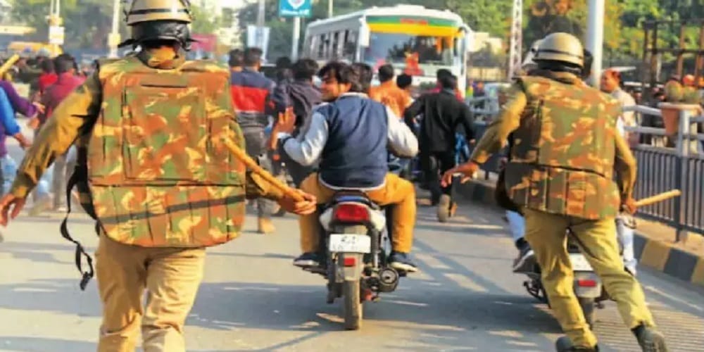 rajasthan udaipur clash between police and protester