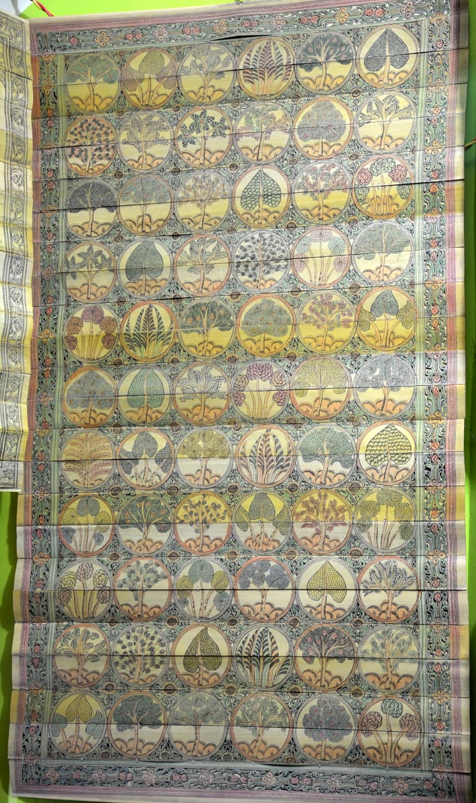 Ramayan engrave on silk cloth in varanasi