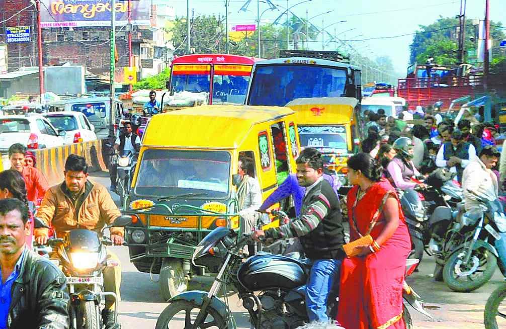 City streets destroyed by illegal parking