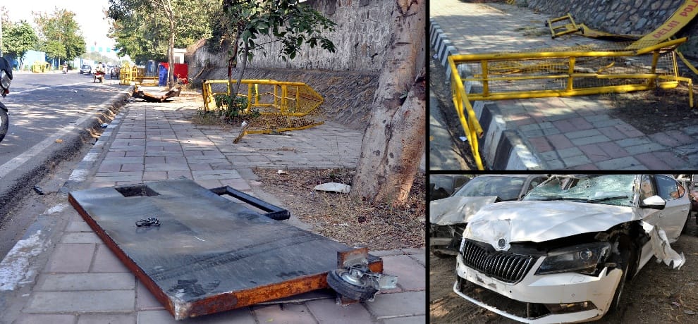 accident of constable by a boy who was drunk and was driving the car
