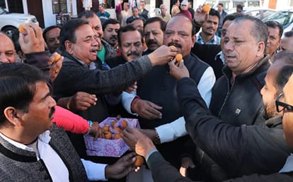 dehradun celebration for rahul gandhi as congress president