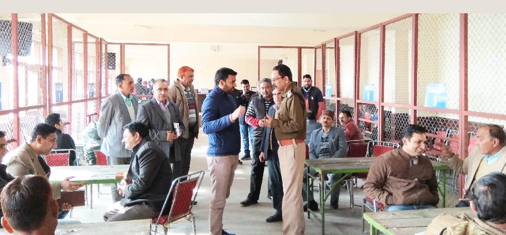 थ्री लेयर सुरक्षा व जालीदार घेरे में होगी मतगणना