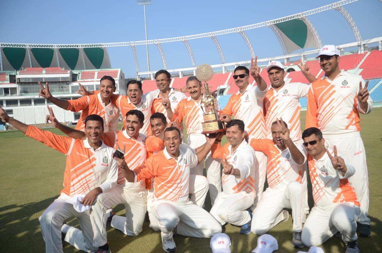 Friendly match between IAS and IPS officers in Lucknow.