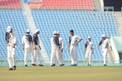Friendly match between IAS and IPS officers in Lucknow.