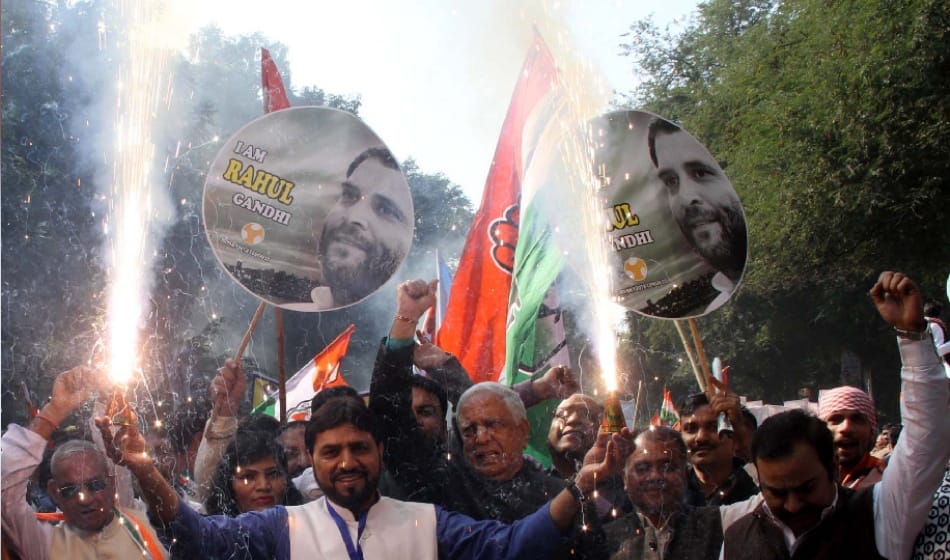 at rahul gandhi's coronation, nobody was interested in the speeches