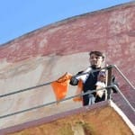 आरोपी शंभूलाल के समर्थन में टंकी पर चढ़ा युवक