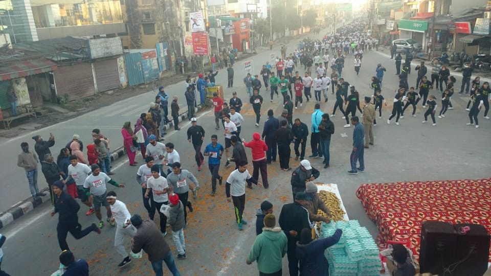 dehradun half marathon start for road safety 