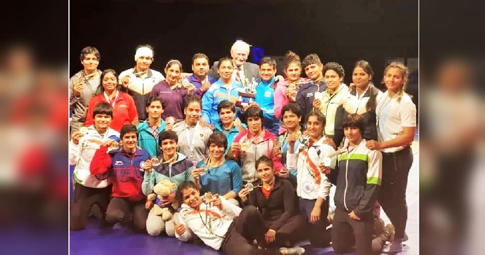 16 medals won for the country in the Commonwealth Wrestling Championship