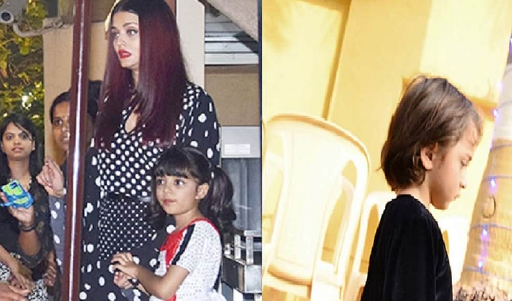 aishwarya and shah rukh attended aaradhya and AbRam annual day function 