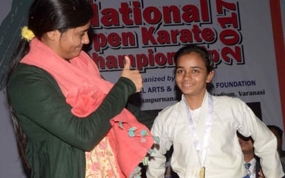 up is overall champion in national karate champioship