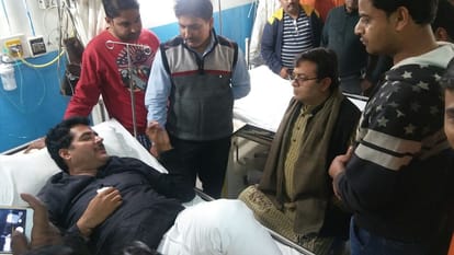  samajwadi party MLA accident in raebareli.