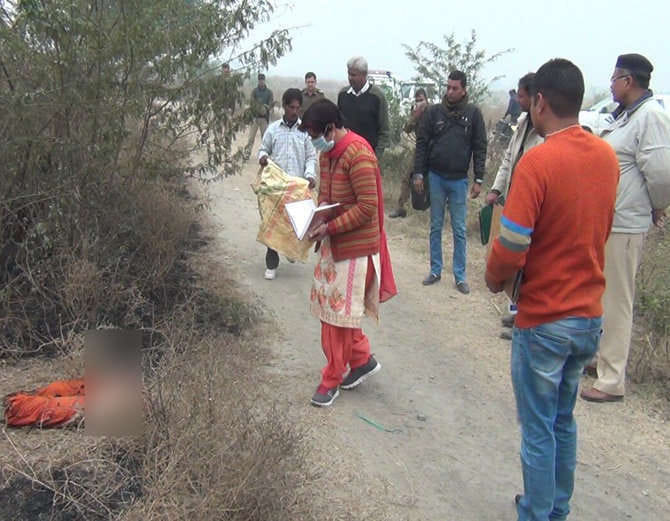 rohtak lady dead body found in pieces, husband killed for illegal relations