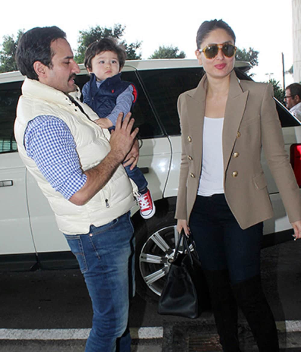 Taimur leaves for Pataudi to celebrate his first birthday with Dad Saif and mom Kareena Kapoor khan