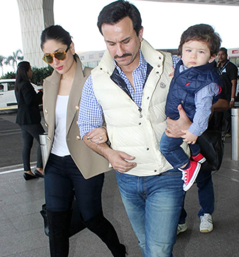 Taimur leaves for Pataudi to celebrate his first birthday with Dad Saif and mom Kareena Kapoor khan