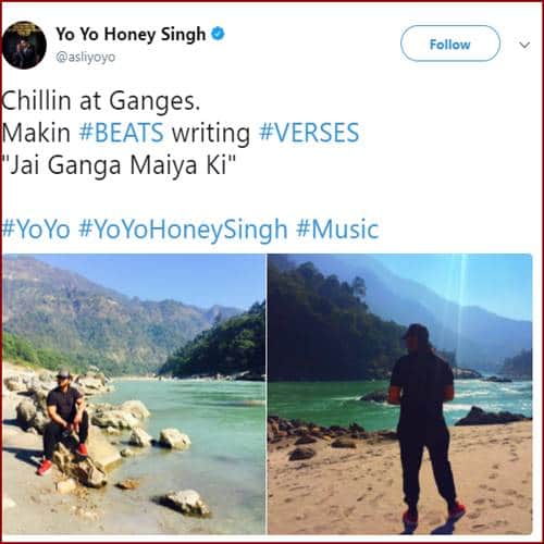 Yo Yo Honey Singh is chilling at Ganges, here is his secret plan 