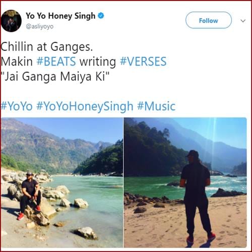 Yo Yo Honey Singh is chilling at Ganges, here is his secret plan 