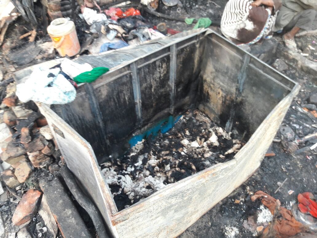 fire in 65 houses 