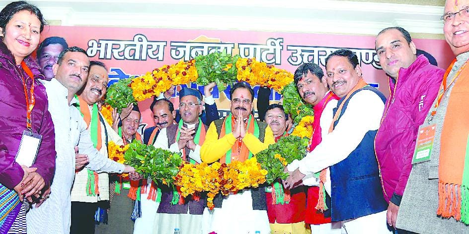 no political initiative but excuses on gairsain by bhajpa