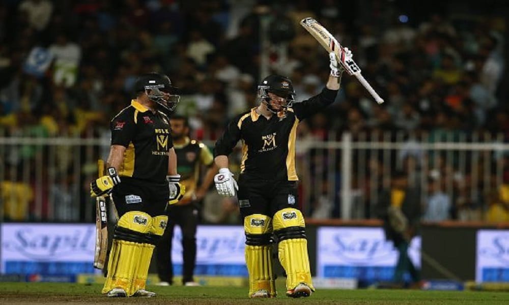 T10 league: Eoin Morgan hits 63 runs in 14 ball at sharjah
