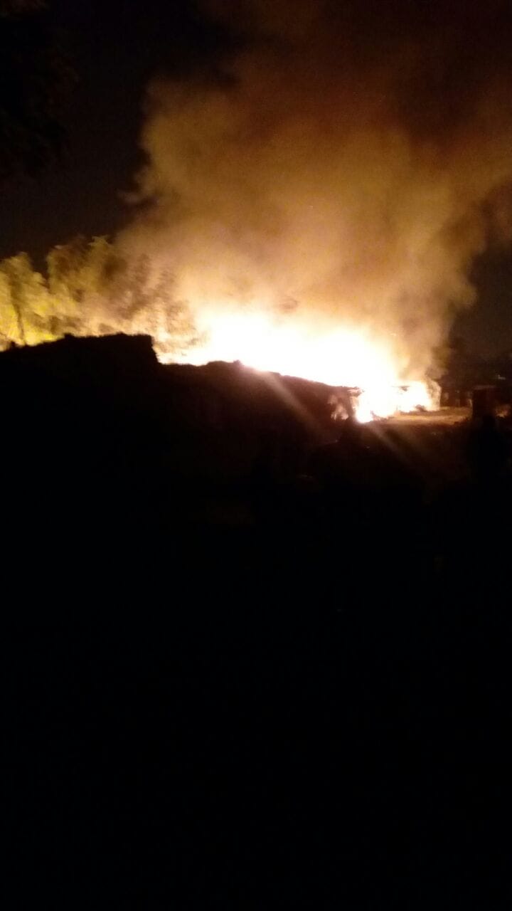 fire in 65 houses 
