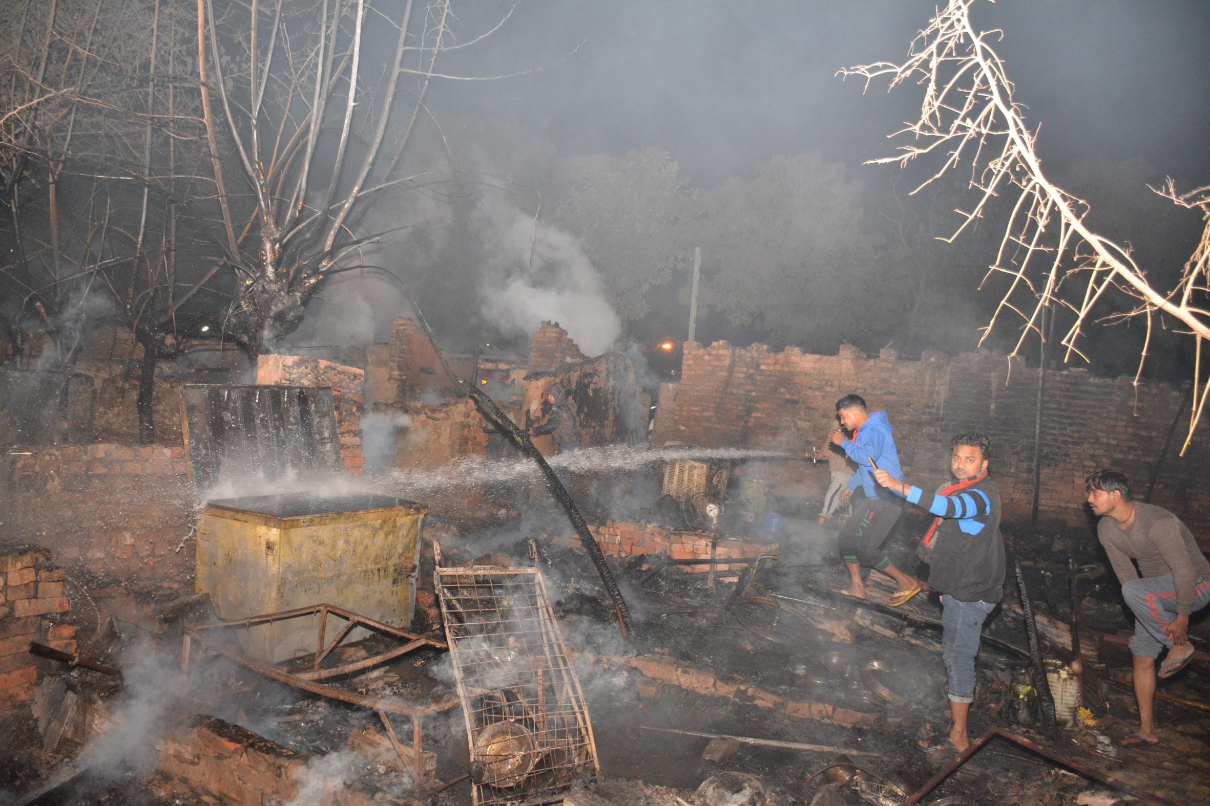 fire in 65 houses 