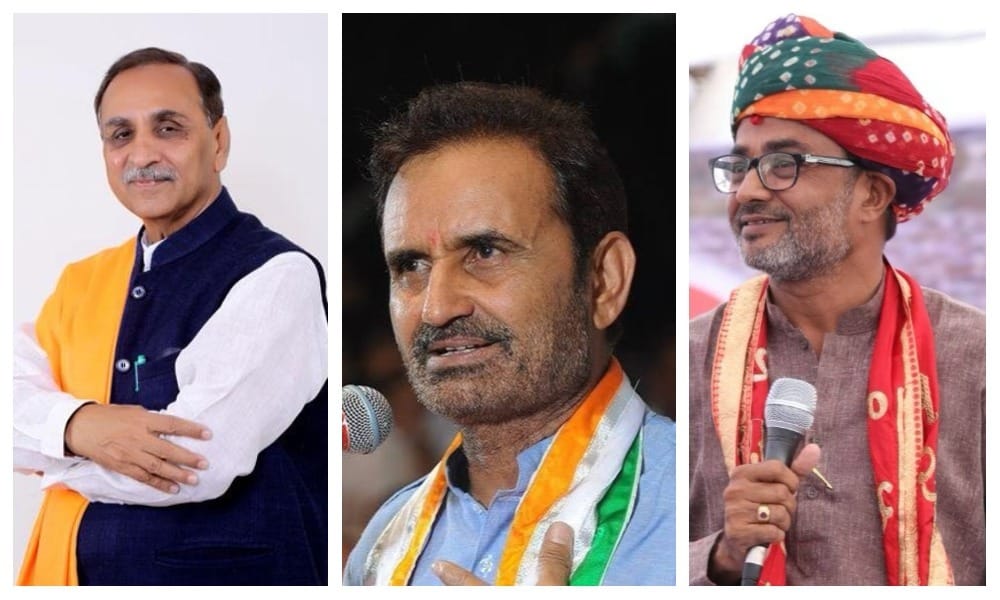Gujarat election 2017 live result: vijay rupani to shakti singh gohil, Top 5 VIP Contestants