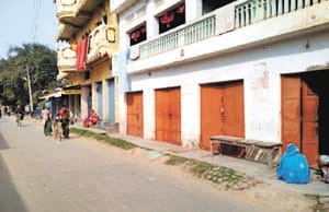 shops remain closed in Birapur market