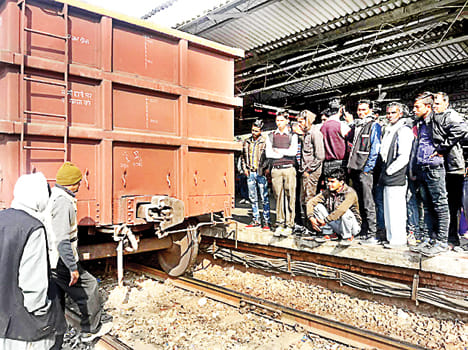 In two parts, the Bunty Malwa Ghat was obstructed.