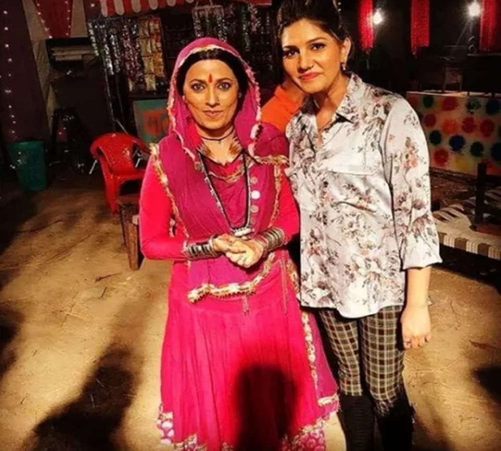 sapna choudhary and radhe maa together photo viral