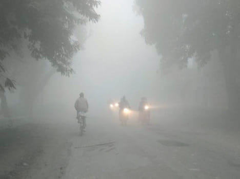 The fog slowed down, the melting screwed