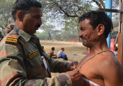 Rajasthan for these three districts, recruitment in the army, enthusiasm in youth