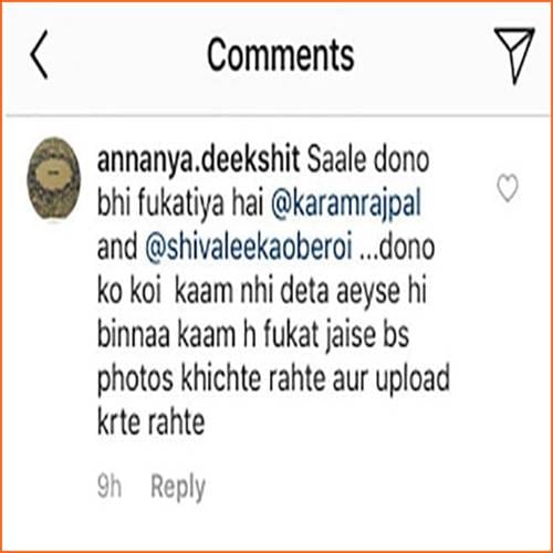 TV Actor Karam Rajpal trolled by internet user